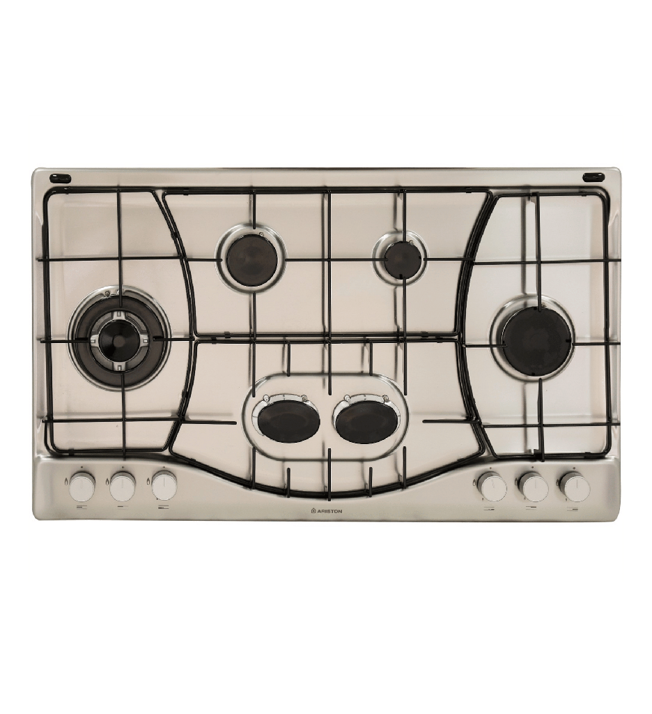 مسطح اريستون 90سم 6ش غاز ستانلس PHN 962 TS/IX/A