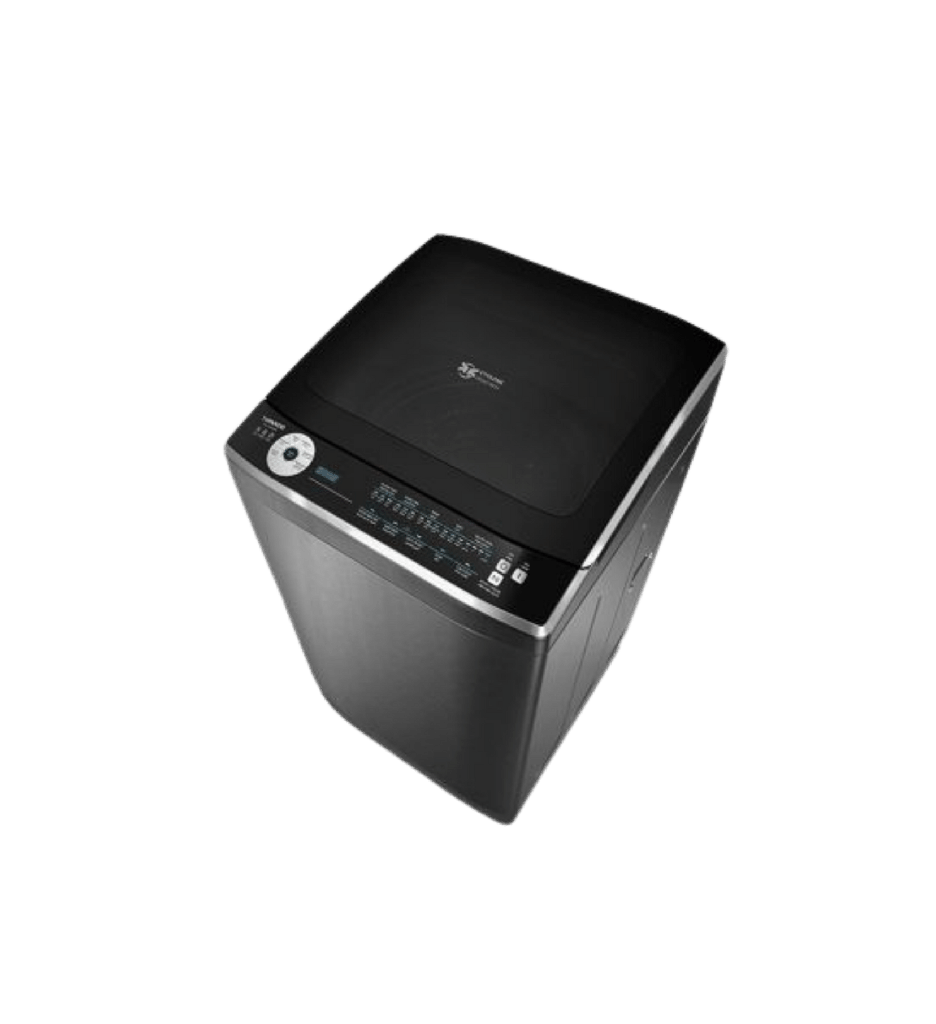 غساله تورنيدو 9ك فوق باب هيدروليك سلفر غامق TWE-TLN09RDS