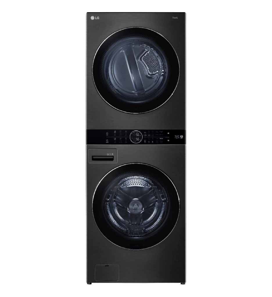 غساله ال جي 21ك WashTower بمجفف 16ك ستانلس بلاك FWT2116BS