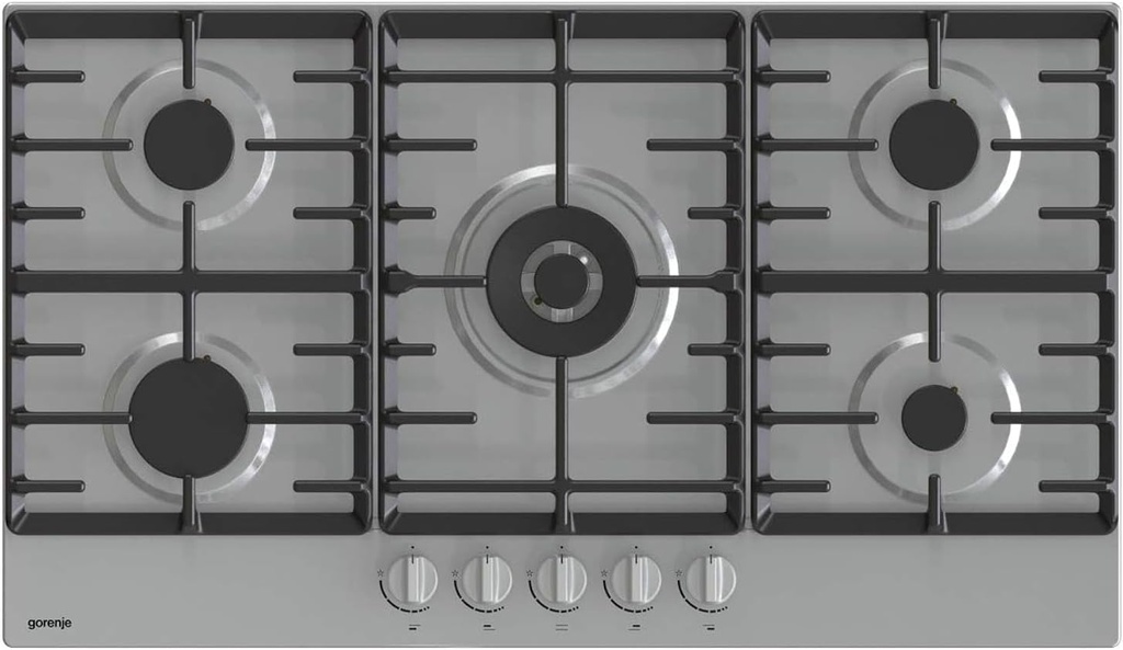 مسطح جورنيا 90 سم غاز 5ش ستانلس GW9C51X