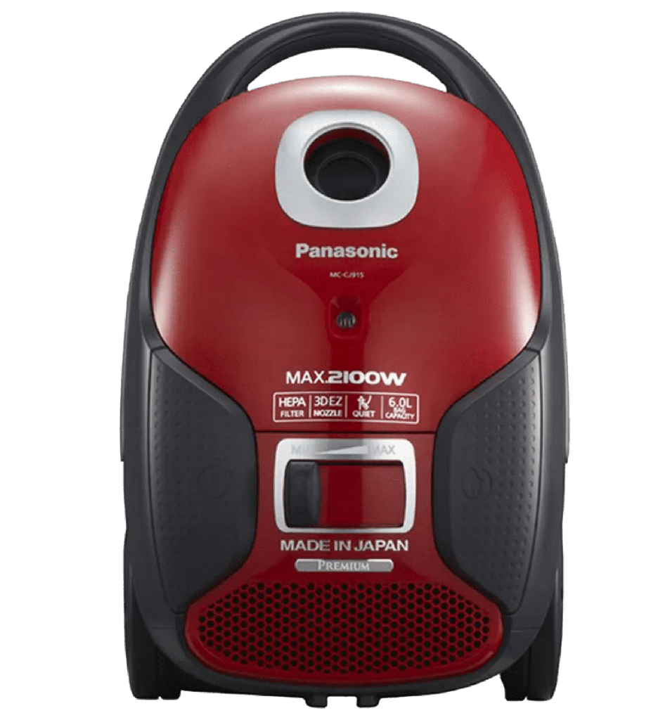 مكنسه بناسونيك 2100 وات ياباني بضمان بي تي سي MC-CJ915R349