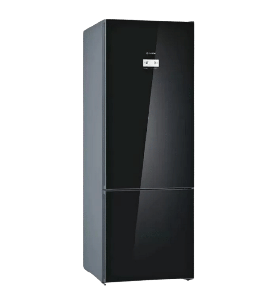 ثلاجه بوش كومبي 508 لتر ديجيتال زجاج اسود KGN56LB3E9