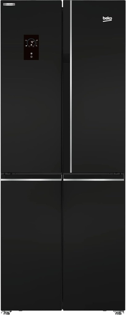 ثلاجه بيكو 450 لتر 4 باب ديجيتال اسود GNE480E20ZBH