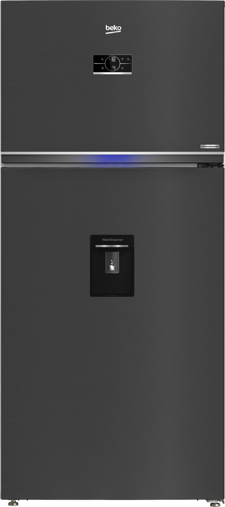 ثلاجه بيكو 630 لتر ديجيتال حنفيه ستانلس غامق RDNE650E60ZXR