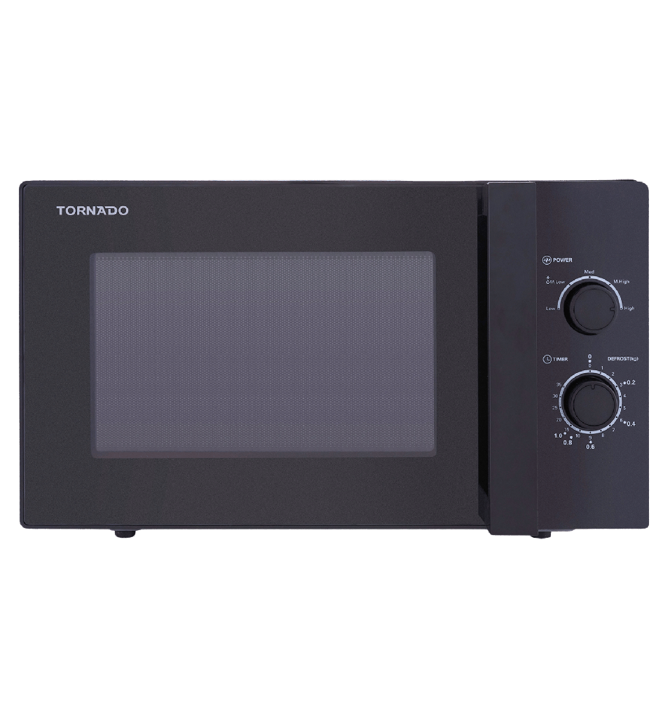 ميكروويف تورنيدو 25 لتر مانيوال اسود TM-25MK