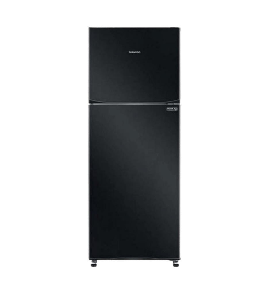 ثلاجه تورنيدو 450 لتر 2 باب اسود RF-580T-BK