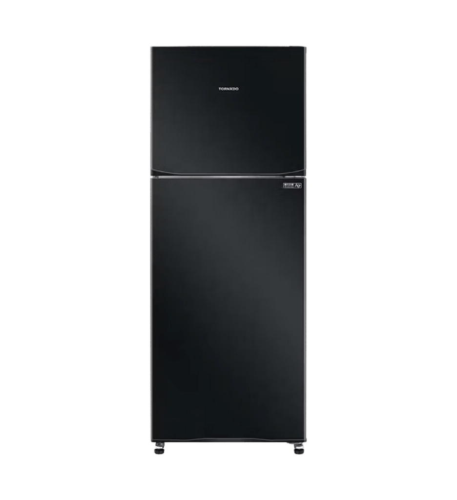 ثلاجه تورنيدو 386 لتر 2 باب اسود RF-480T-BK