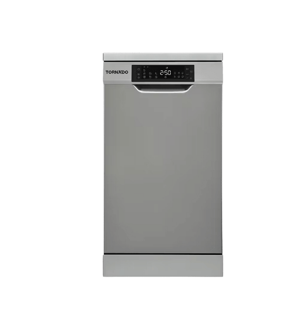 غساله اطباق تورنيدو 10 فرد سلفر غامق TDV-FN107DDS