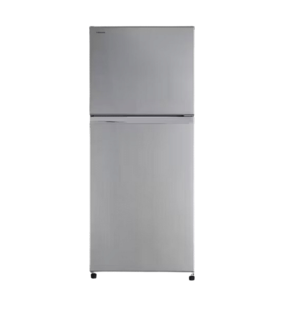 ثلاجه توشيبا 355 لتر 2 باب بلازما فلات دهبي GR-EF40P-T-C