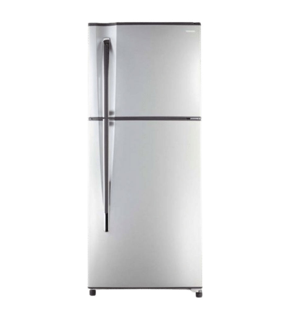 ثلاجه توشيبا 355 لتر بلازما 2 باب يد طوليه GR-EF40P-H-C