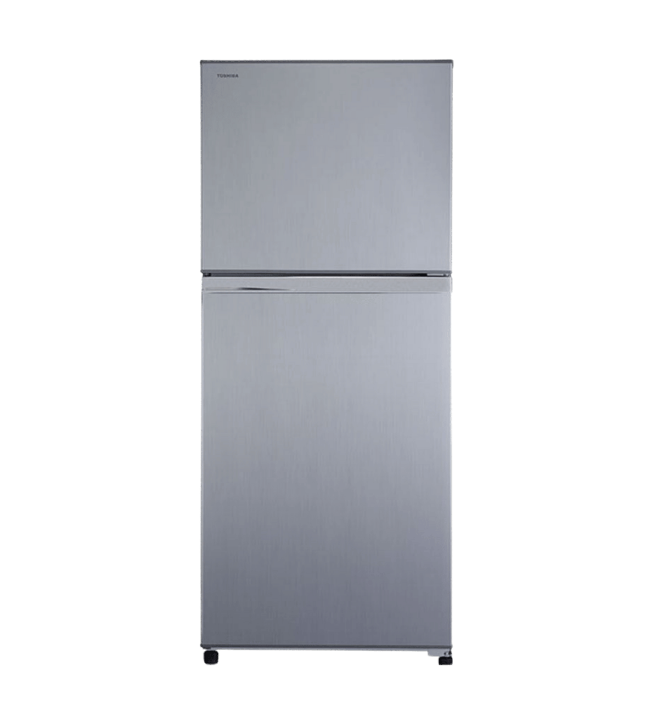 ثلاجه توشيبا 355 لتر 2 باب بلازما فلات سلفر GR-EF40P-T-SL