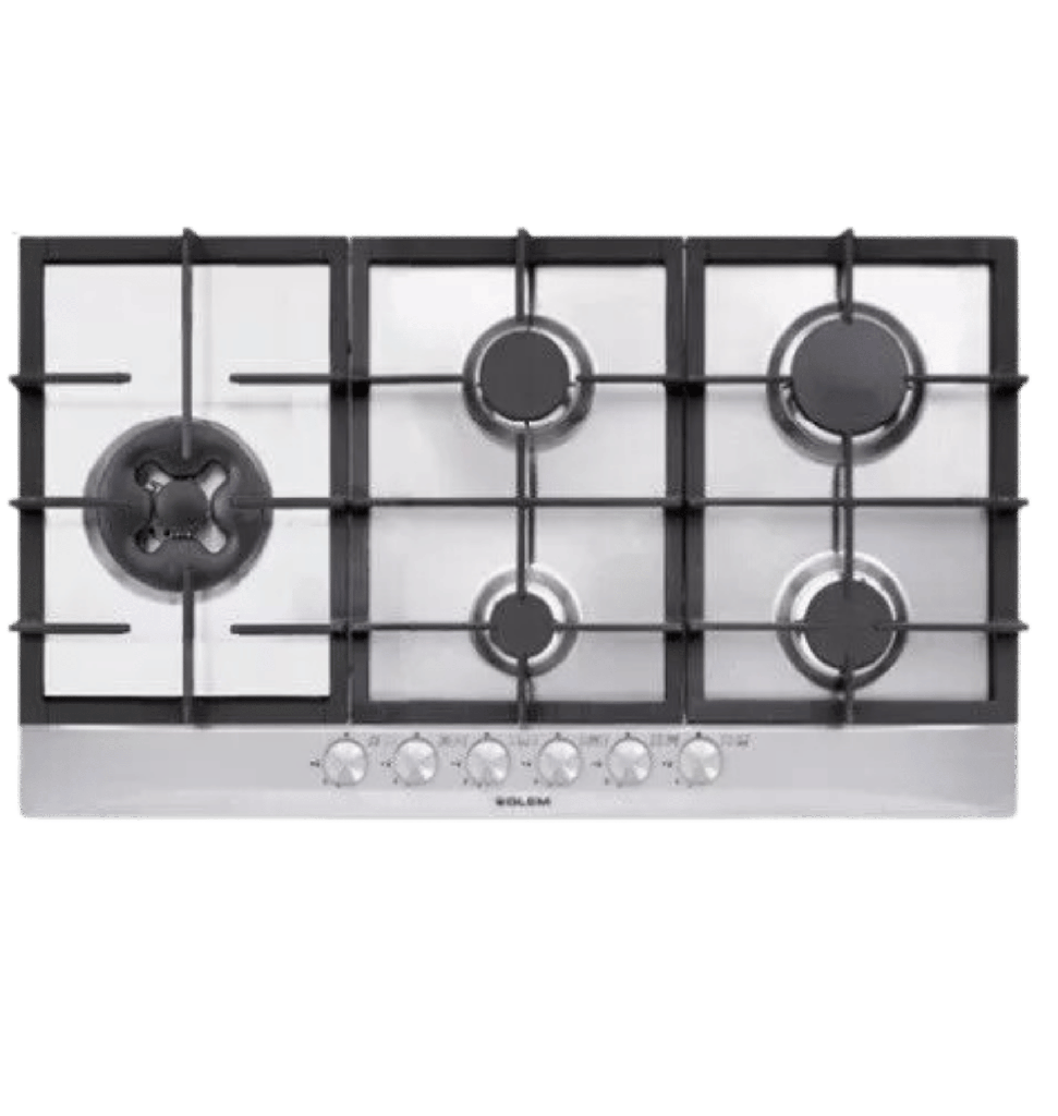 مسطح جليم جاز 90 سم ايطالي 5ش رباعيه امان وحوامل زهر GT951HIX