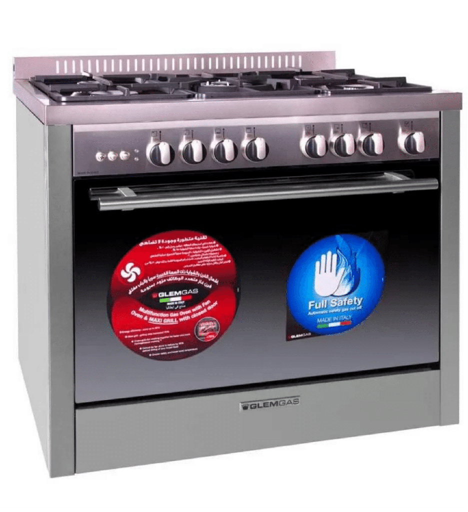 بوتجاز جليم جاز ماتريكس 90سم بالمروحه M965RI