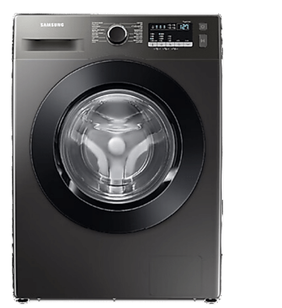 غساله سامسونج 9ك 1400 لفه بخار انفرتر سلفر WW90T4040CX1AS