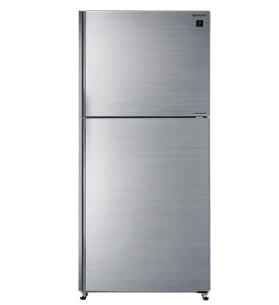 ثلاجه شارب 480 لتر 2 باب زجاج سلفر SJ-GV63G-SL