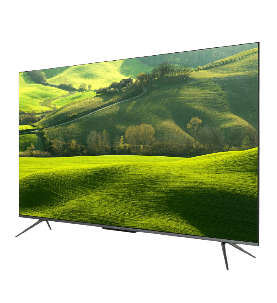 شاشه شارب 65 سمارت اندرويد رسيفر داخلي بدون فريم 4T-C65DL6EX