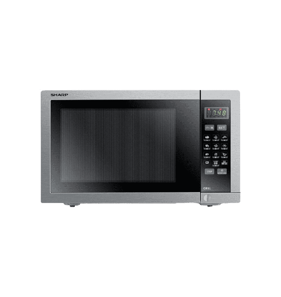 ميكروويف شارب 34 لتر بالشوايه سلفر R-770AR(ST)