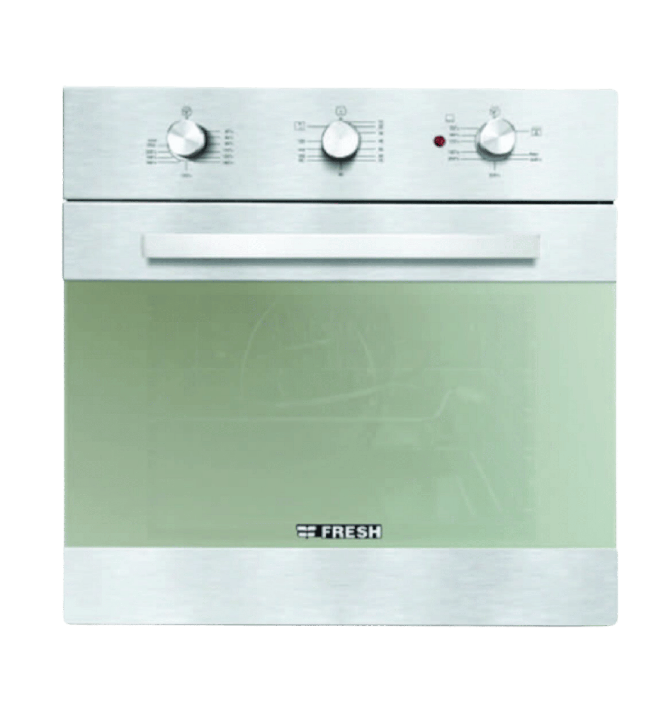 فرن بلت ان فريش 60 ستانلس غاز * كهرباء سوفت كلوز GEOFR60CMS