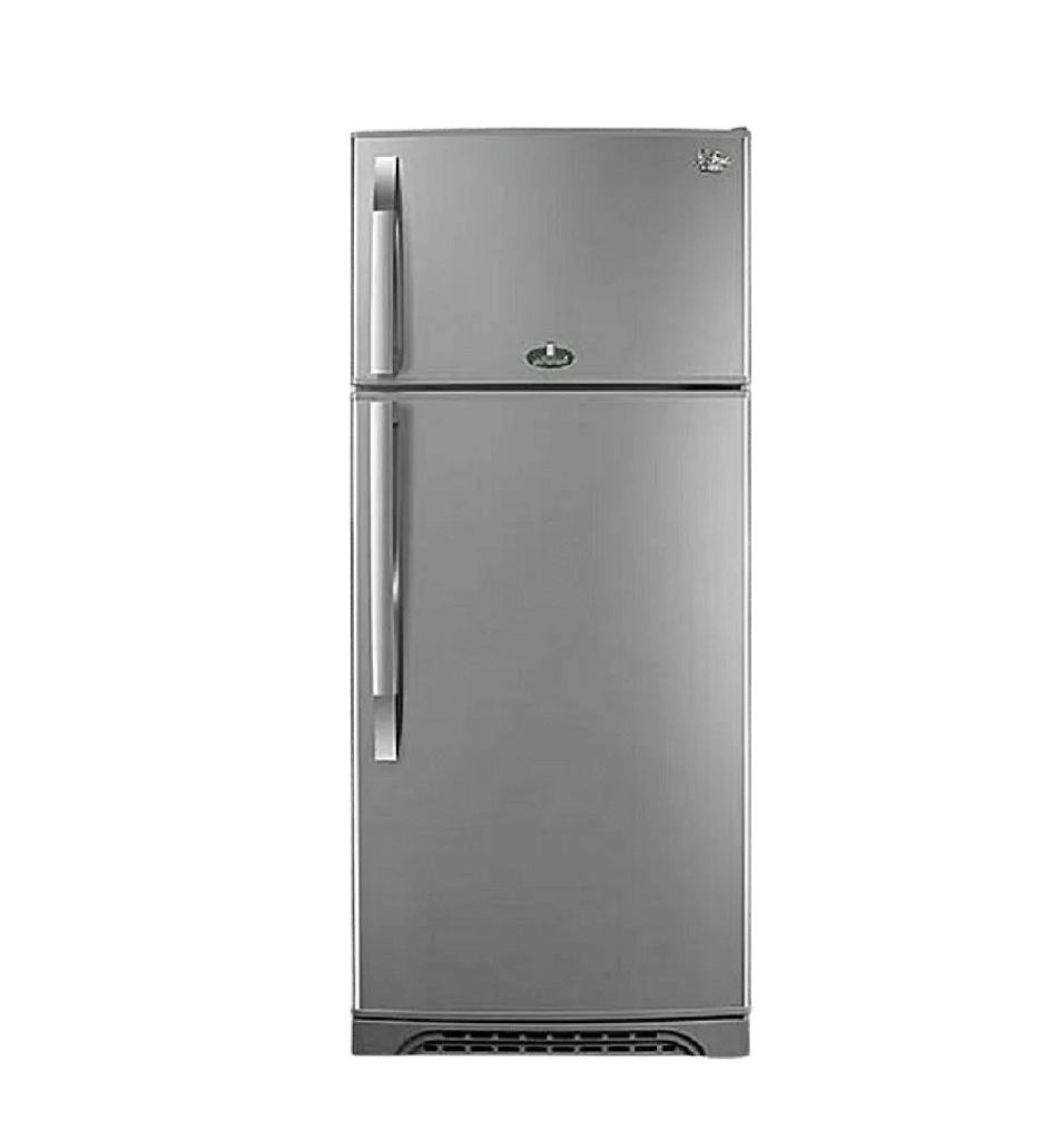 ثلاجه كريازي فيروزه تربو 480 لتر سلفر E520NV/2