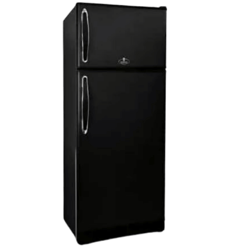 ثلاجه كريازي 370 لتر سولتير اسود ER370N/3