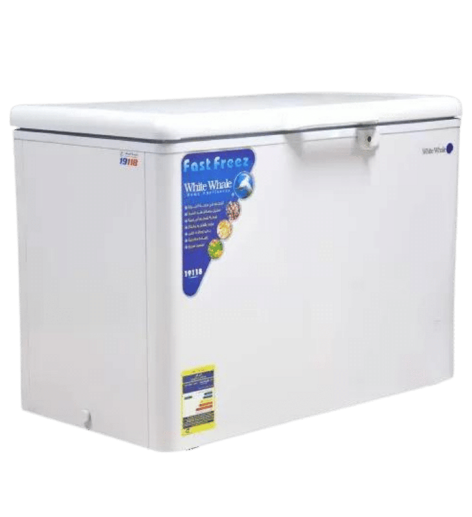 فريزر وايت ويل افقي 295 لتر جرار ابيض بدون شاشه WCF-3350 C