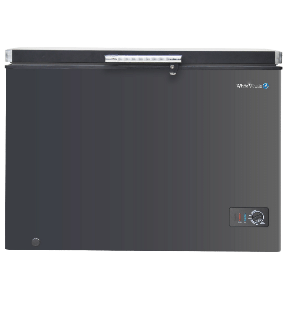 فريزر وايت ويل افقي 273 لتر اسود باب جرار WCF-345 XAB
