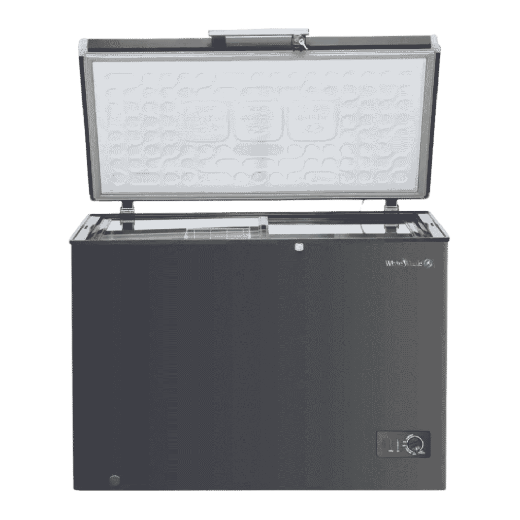 فريزر وايت ويل افقي 273 لتر اسود ستانلس داخلي WCF-345 XB