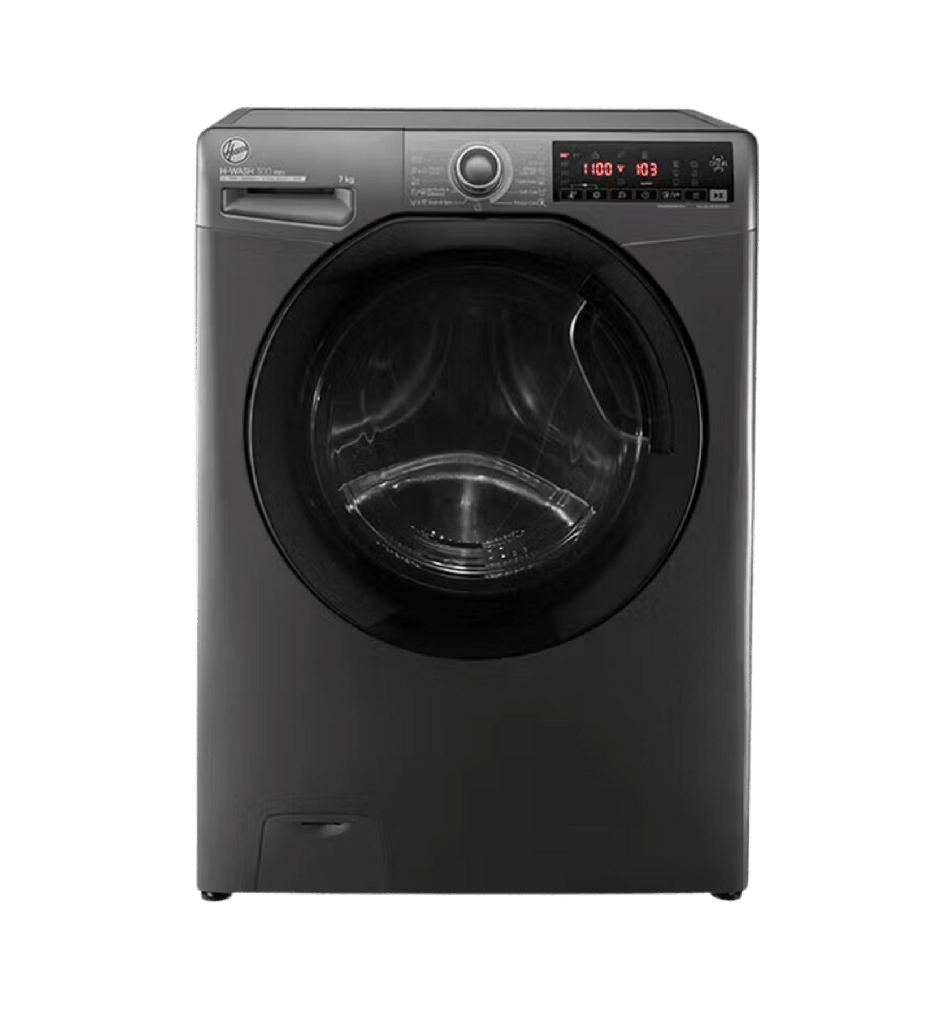 غساله هوفر 7ك 1100 لفه بخار انفرتر سلفر H3WS17TMF3R-ELA