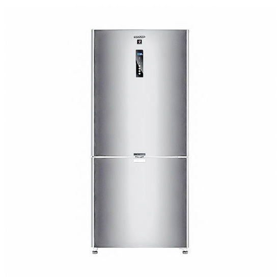 ثلاجه شارب 558 لتر انفرتر هايبرد بلازما ديجيتال فريزر سفلي ستانلس SJ-PV73K-DST