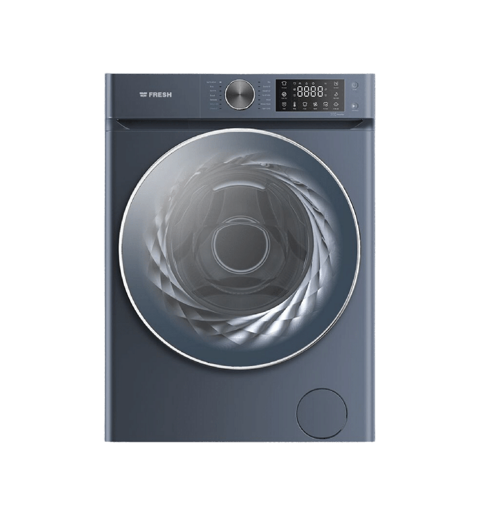 غساله فريش 8ك 1200 لفه انفرتر باب كريستال اوشن بلو RPM-G1-OB