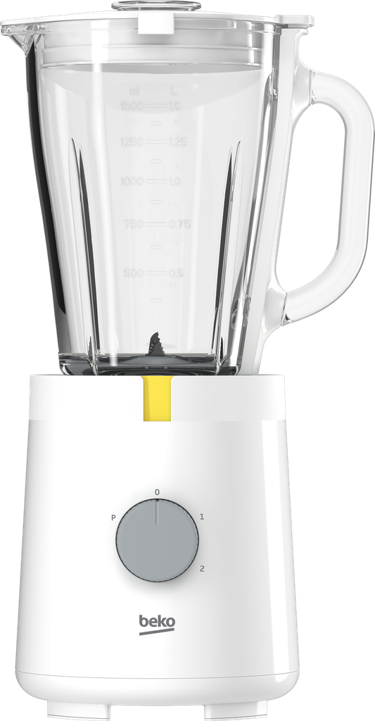 خلاط بيكو ابيض 600 وات 1.5 زجاج TBN 62608 W