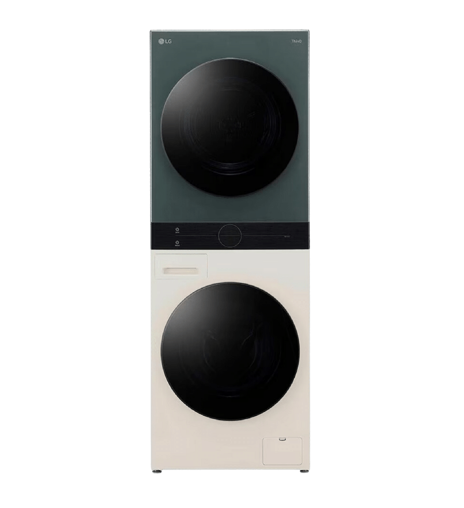 غساله ال جي 13ك WashTower بمجفف 10ك بيج/ اخضر FWT1310BGP