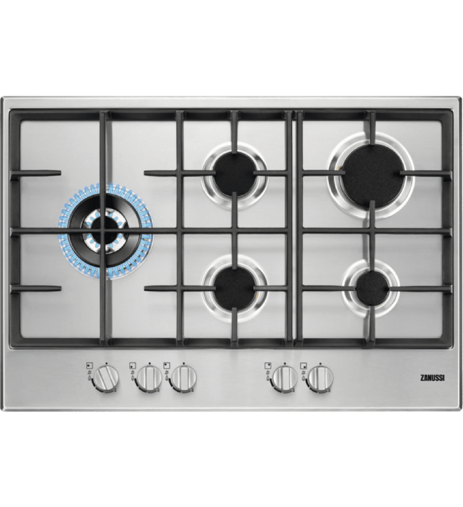 مسطح زانوسي 75سم 5شعله استانلس ستيل امان كامل