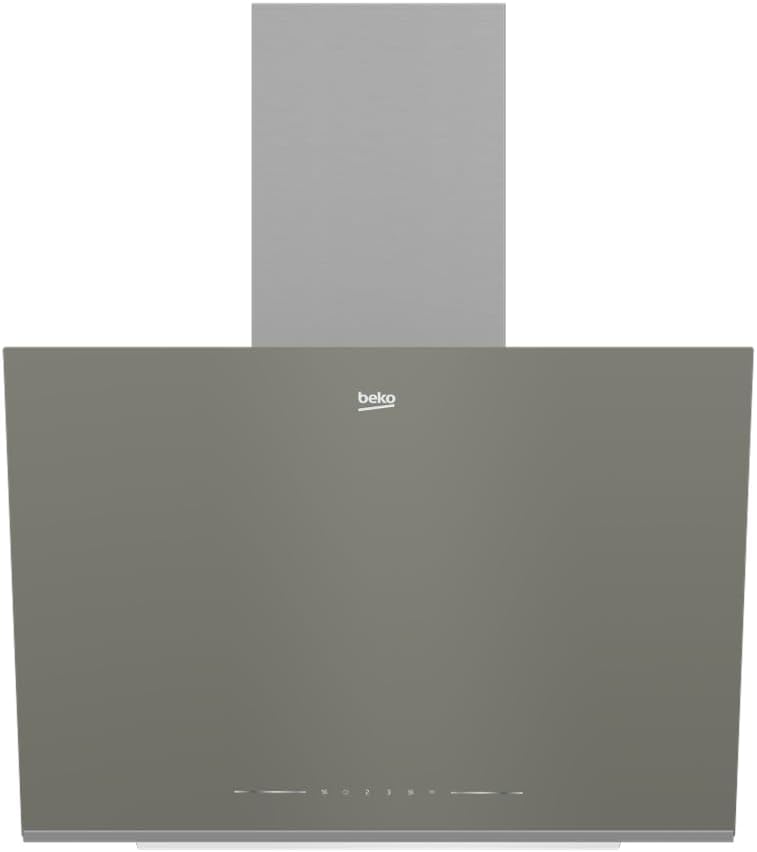 شفاط بيكو 60سم زجاج رمادي BHCA66741BGHSE