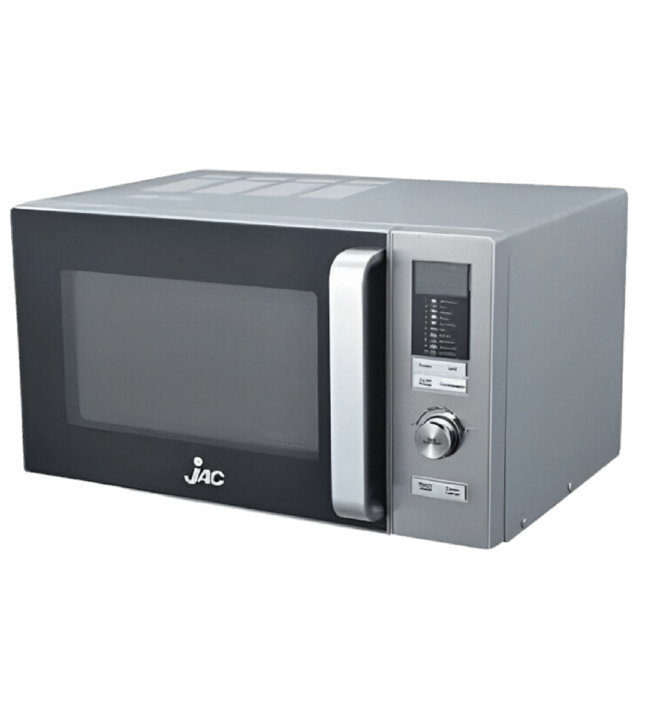 ميكروويف جاك 25 لتر سلفر ديجيتال بالشوايه NGMW-25D2S