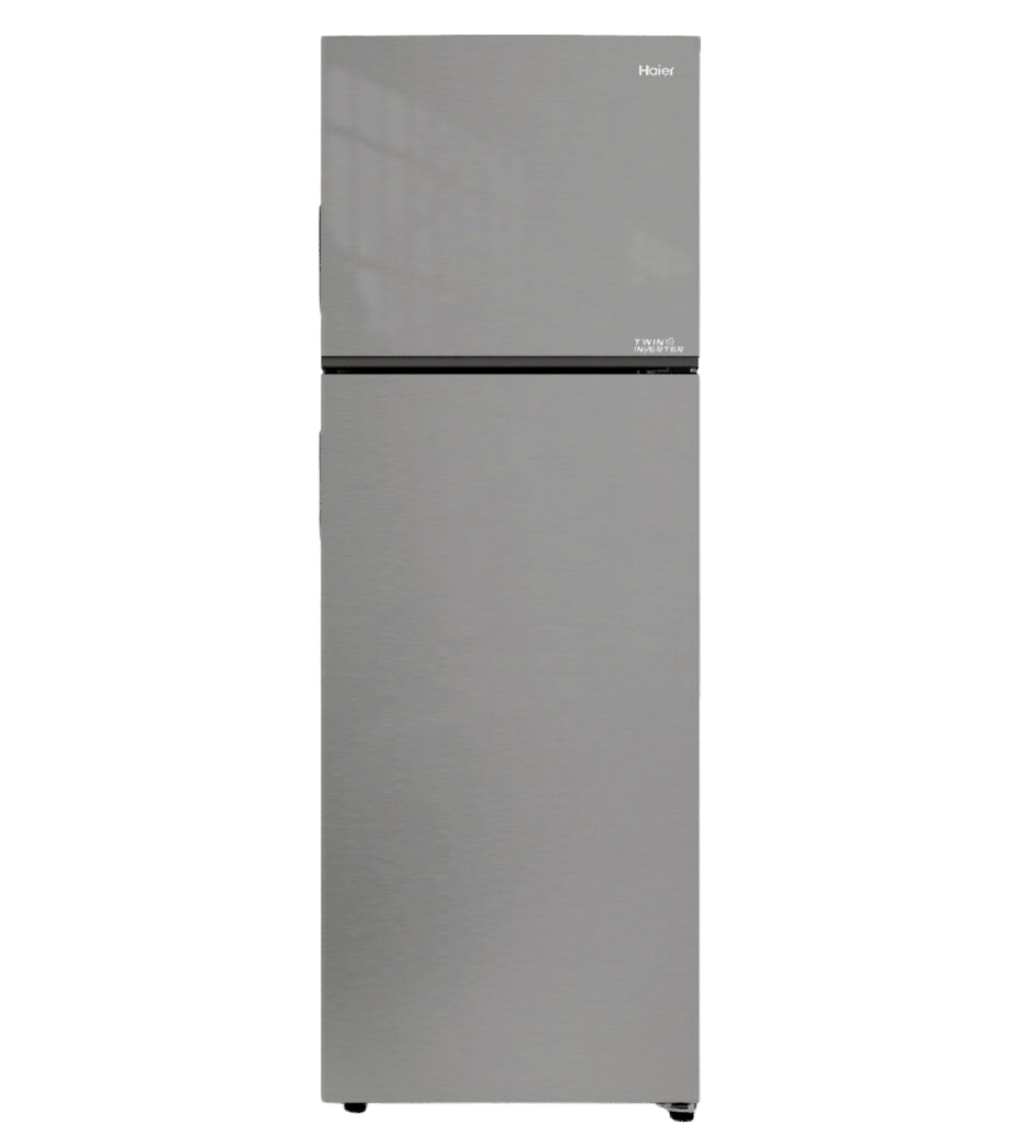 ثلاجه هاير357 لتر سلفر HRF-380TMSM