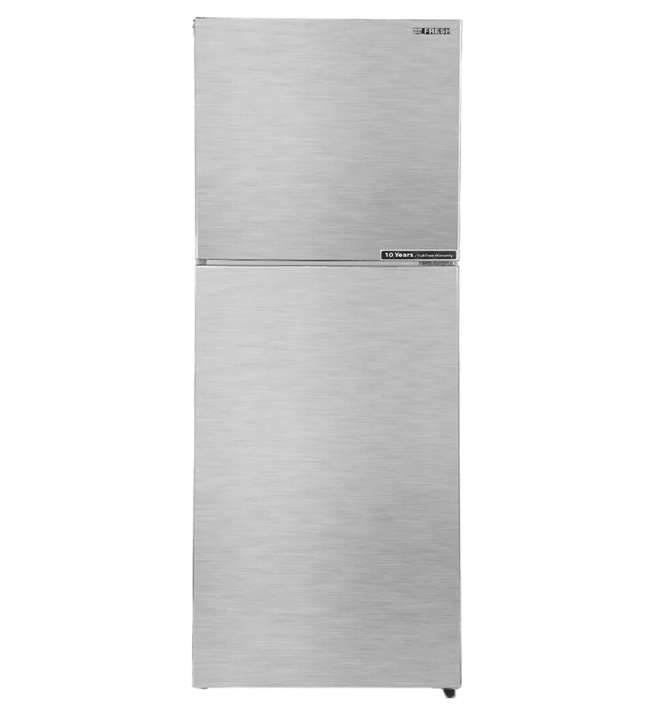 ثلاجه فريش 397 لتر ميكانيكال ستانلس مقبض جانبي بدون شاشه FNT-BS470BT