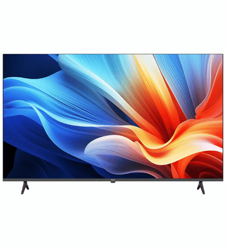 شاشه هاير 50 سمارت 4K بدون فريم رسيفر داخلي جوجل TV تحكم صوتي بالريموت H50K80EU