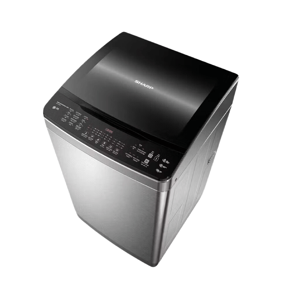 غساله شارب 15ك فوق دفع مباشر انفرتر باب هيدروليك ﺳﺘﺎﻧﻠﺲ ES-TD15GSSP