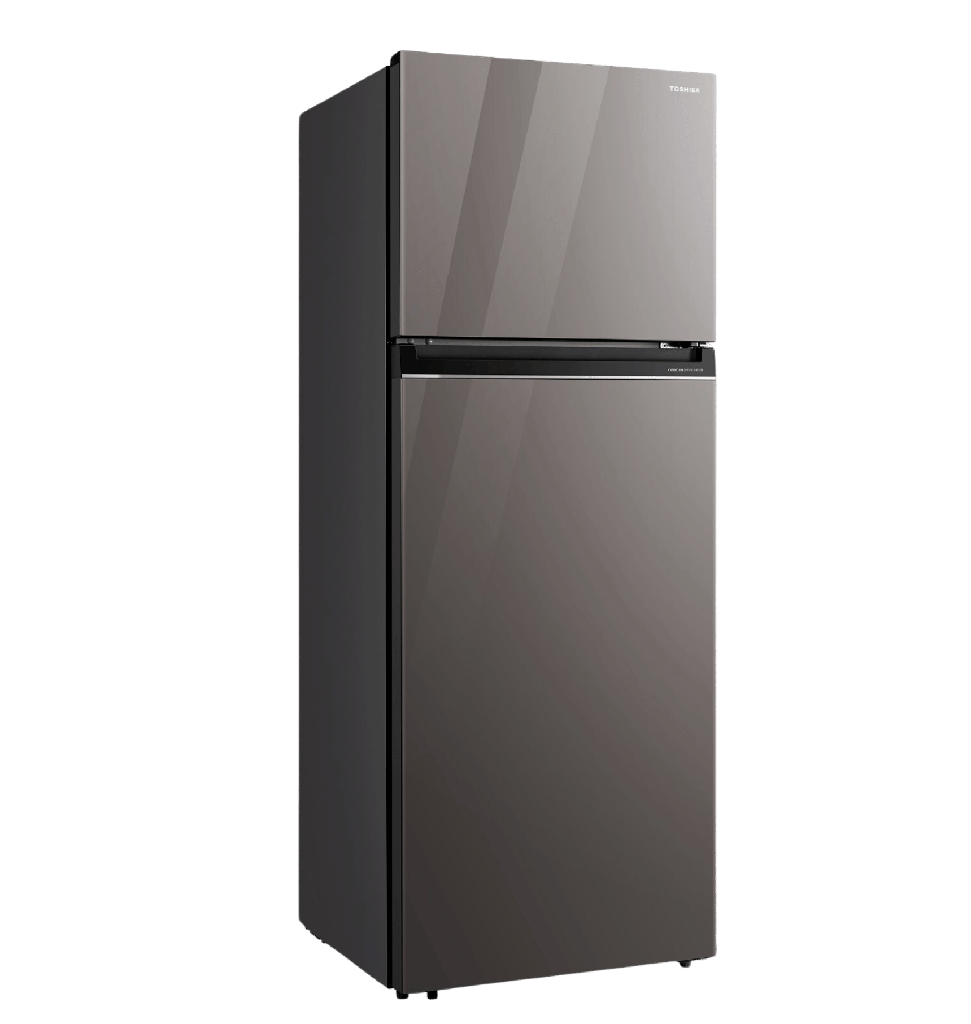 ثلاجه توشيبا 450 لتر زجاج سلفر انفرتر /ميديا GR-RT624WE-PGN(72)
