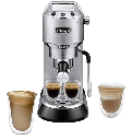 مكنه قهوه اسبريسو ديلونجي ديديكا+ دورق ستانلس سلفر EC885.M