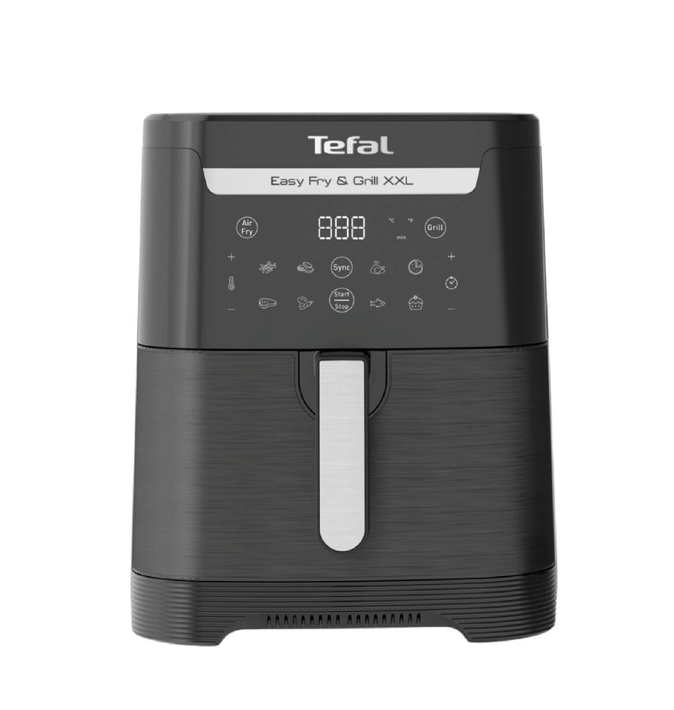 قلايه تيفال ايزي فراي اند جريل XXL ديجيتال 6.5 لتر 1800 وات اسود  EY8018EG