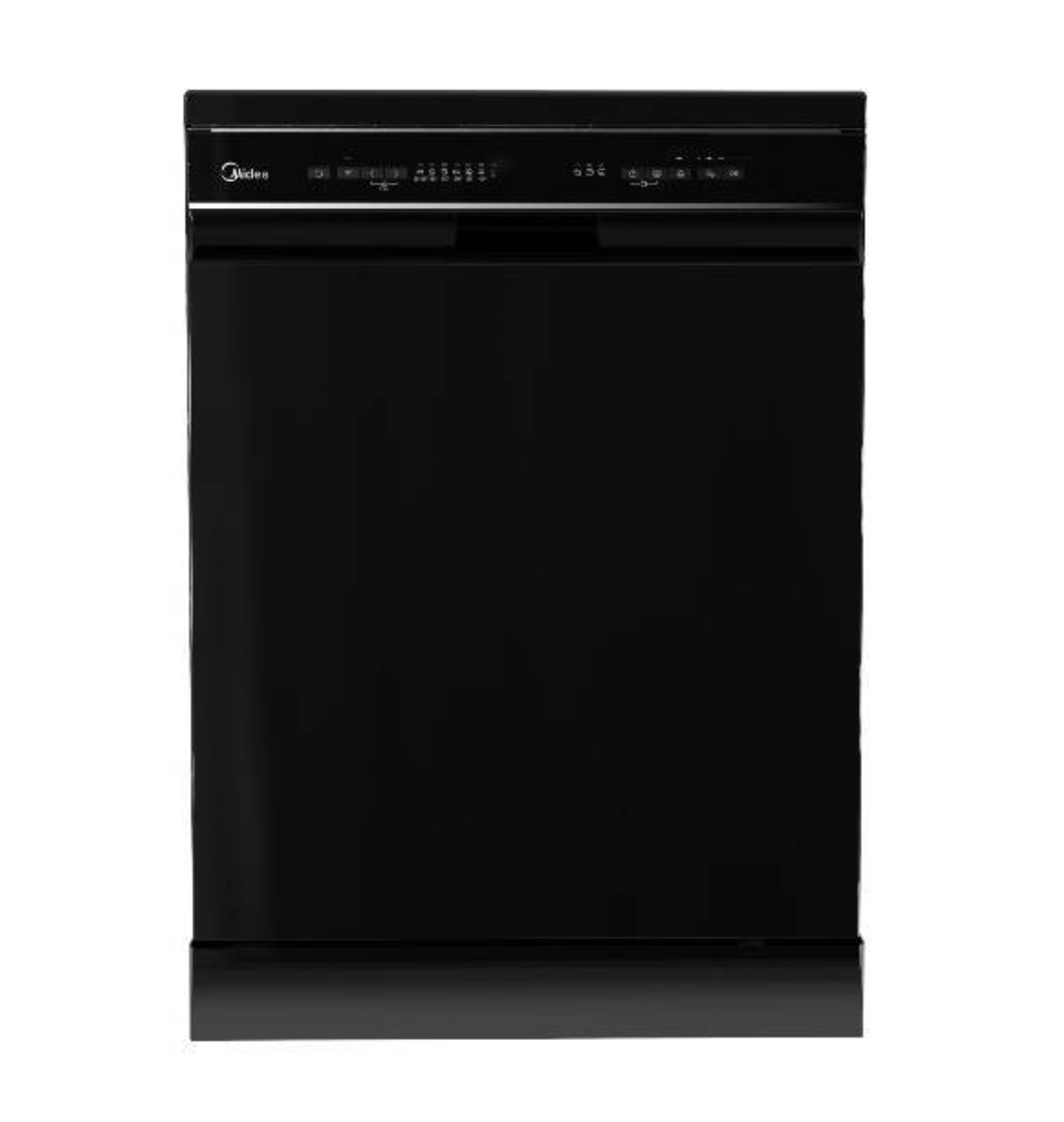 غساله اطباق ميديا 14 فرد اسود WiFI فتح الباب تلقائي رشاش 360 درجه /ميديا MDWEF1433D(B)-WI-EG