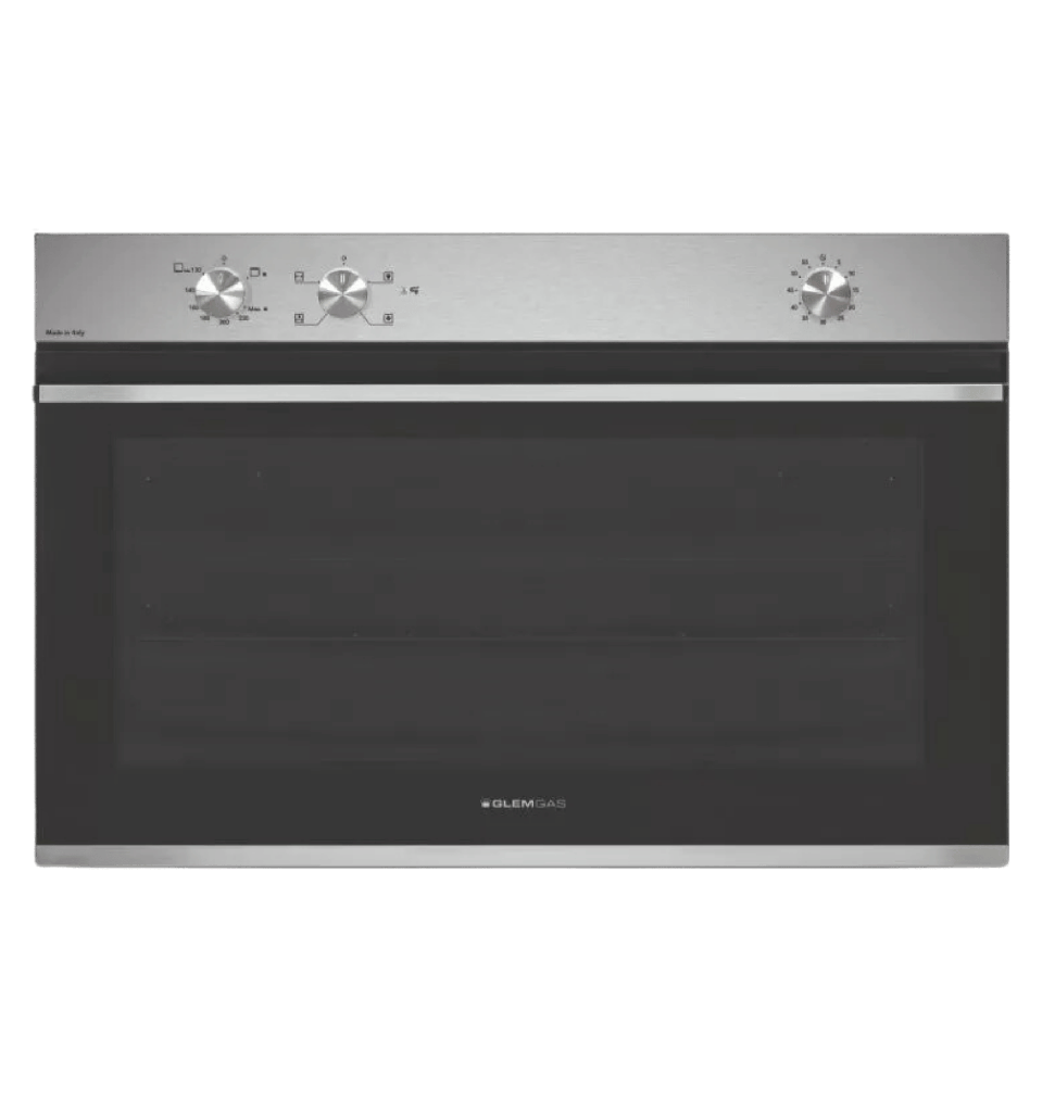 فرن بلت ان جليم جاز 90 غاز 2 مروحه توزيع زجاج اسود GFR9W1IX