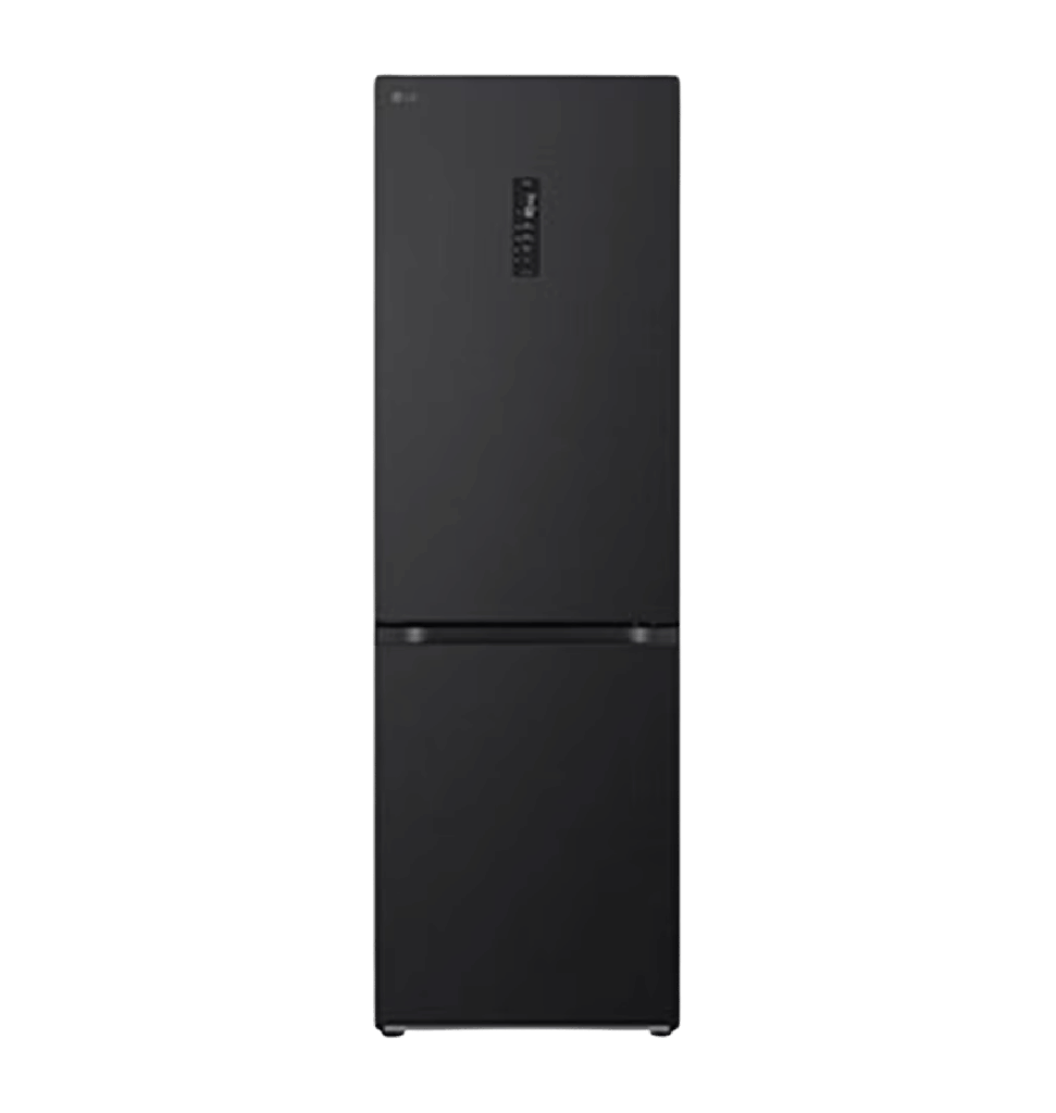 ثلاجه ال جي 341 لتر كومبي اسود انفرتر بولندي GW-B489FS6W
