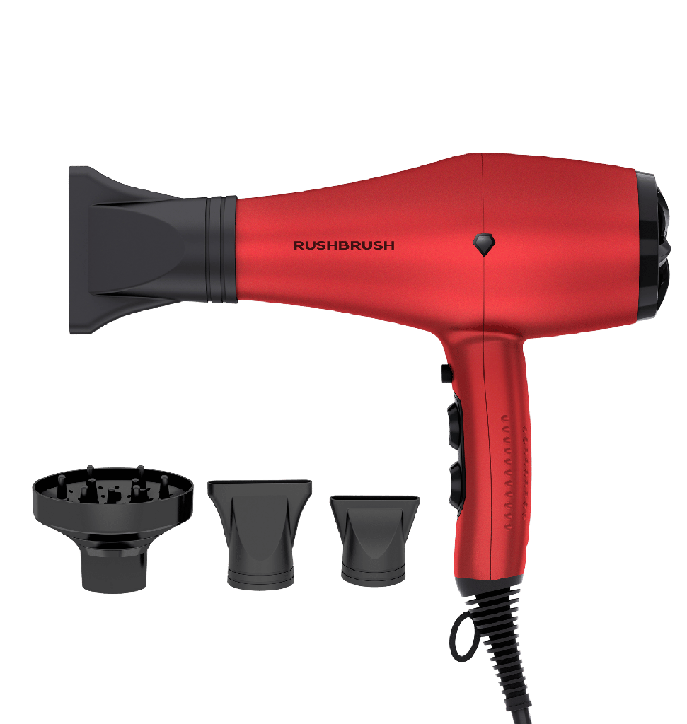 استشوار راش براش 3000 وات احمر D3 K-Red