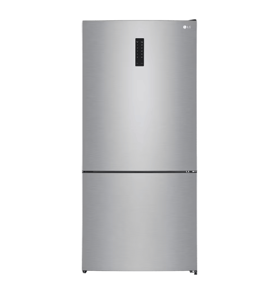 ثلاجه ال جي 588 لتر سمارت انفرتر ستانلس تركي فريزر سفلي GTF569PVAM