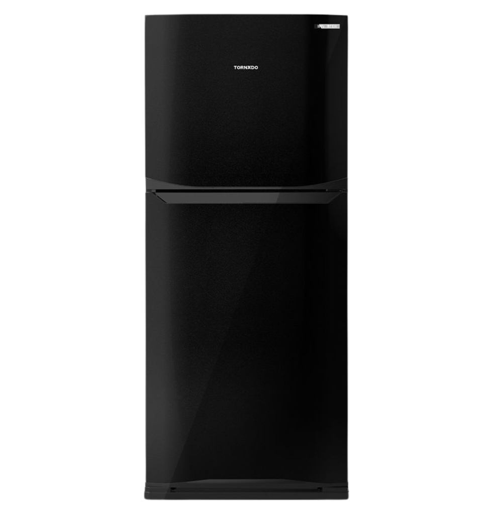 ثلاجه تورنيدو 2 باب 296 لتر بلازما اسود انفرتر  RF-31FTV-BK