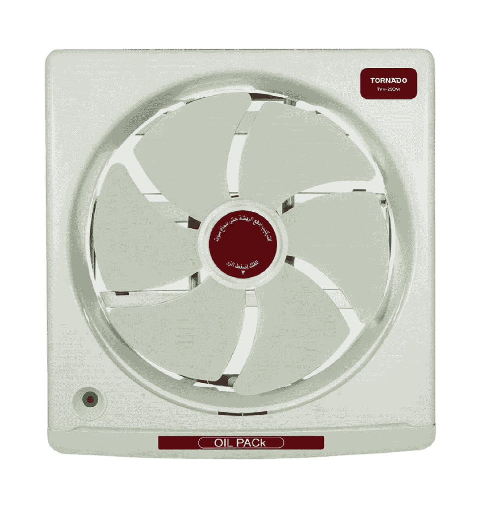 شفاط تورنيدو 25 سم وسط معدن  TVH-25CM