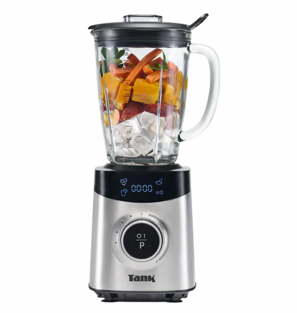 خلاط تانك سمارت 1500 وات زجاجي شاشه عرض رقميه 1.8لتر YB-S09